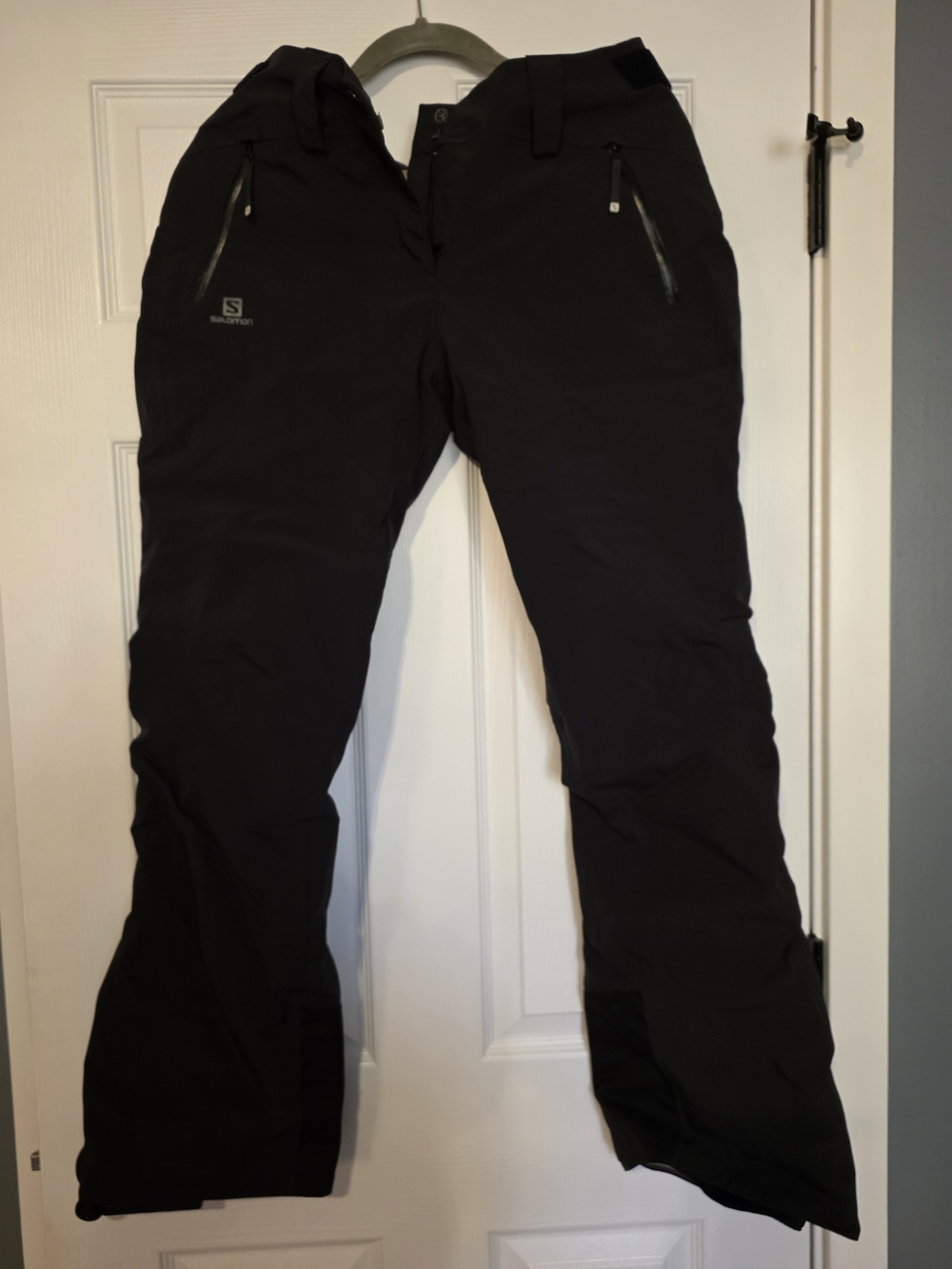 Salomon Women's Black Ski Pants - Waterproof Insulated Shell